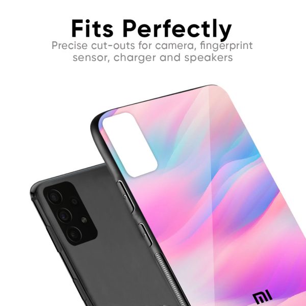 Colorful Waves Glass case for Redmi Note 12 5G For Sale