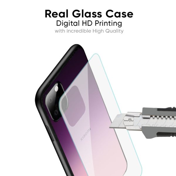 Purple Gradient Glass case for Redmi Note 12 5G For Sale