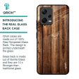 Timber Printed Glass Case for Redmi Note 12 5G Online Sale