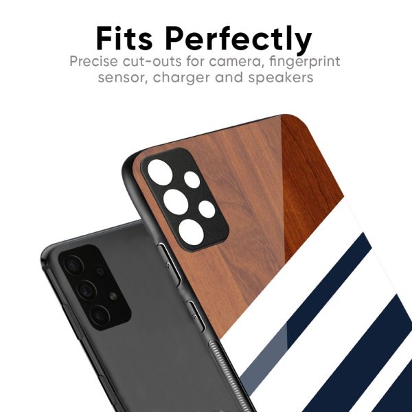 Bold Stripes Glass Case for Redmi Note 12 5G For Discount