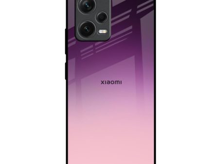 Purple Gradient Glass case for Redmi Note 12 5G For Sale