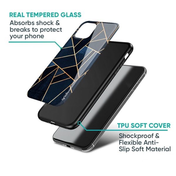 Abstract Tiles Glass Case for Redmi Note 12 5G For Sale