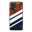 Bold Stripes Glass Case for Redmi Note 12 5G For Discount