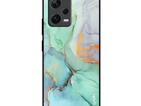 Green Marble Glass Case for Redmi Note 12 5G Online