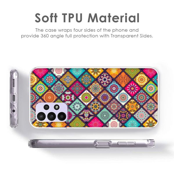 Multicolor Mandala Soft Cover for Redmi 12C Fashion