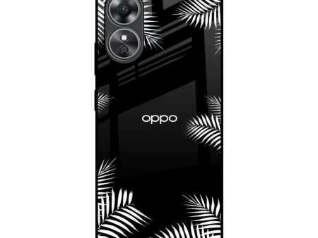 Zealand Fern Design Glass Case For OPPO A17 For Sale