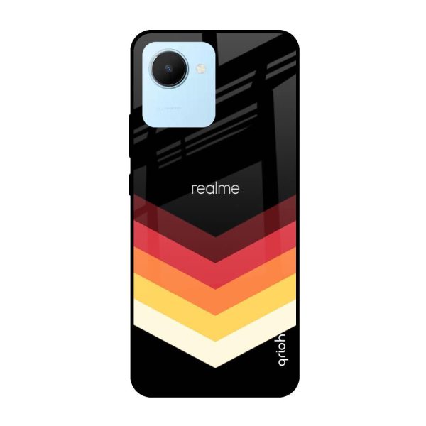 Abstract Arrow Pattern Glass Case For Realme C30 Supply