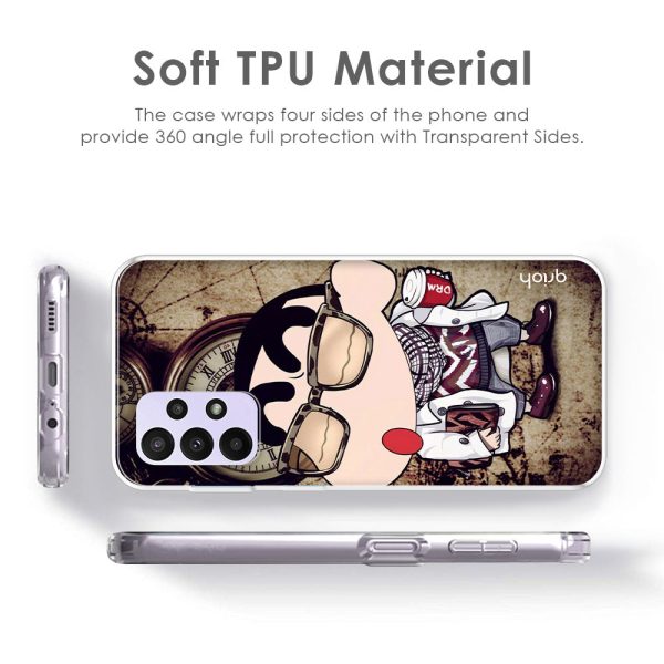 Nerdy Shinchan Soft Cover for Nokia C22 Online