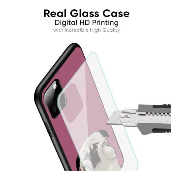 Funny Pug Face Glass Case For OnePlus Nord N20 SE on Sale