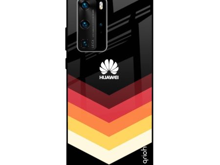 Abstract Arrow Pattern Glass Case For Huawei P40 Pro Cheap