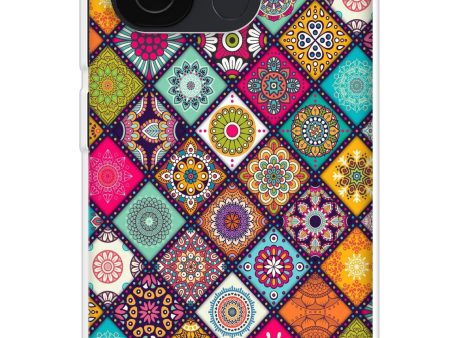 Multicolor Mandala Soft Cover for Redmi 12C Fashion