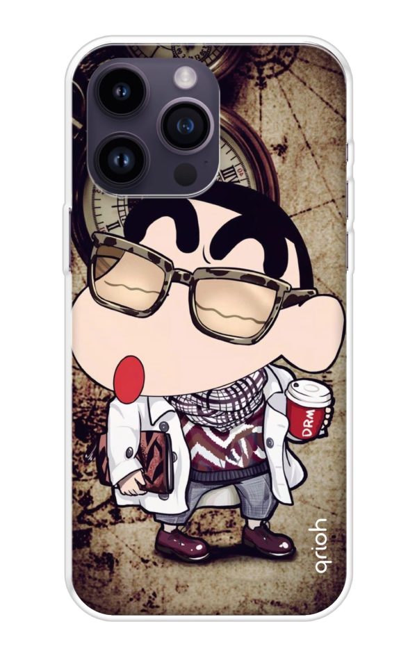 Nerdy Shinchan Soft Cover for iPhone 14 Pro Max Supply