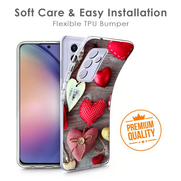 Valentine Hearts Soft Cover for Oppo F23 5G For Cheap