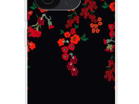 Floral Deco Soft Cover For Redmi 12C Hot on Sale