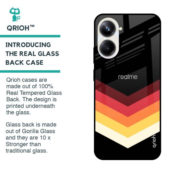 Abstract Arrow Pattern Glass Case For Realme 10 Pro 5G Discount