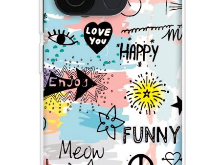 Happy Doodle Soft Cover for Redmi 12C Hot on Sale