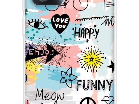 Happy Doodle Soft Cover for Motorola Moto G13 For Sale