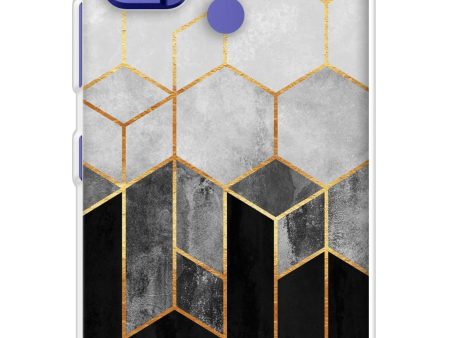 Hexagonal Pattern Soft Cover for Nokia C22 Discount