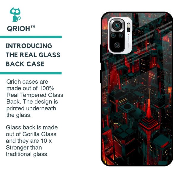 City Light Glass Case For Redmi Note 11 SE For Cheap