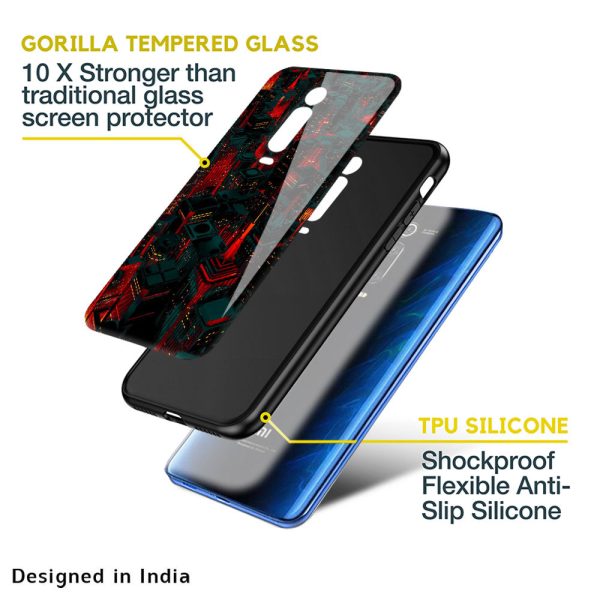 City Light Glass Case For Redmi Note 11 SE For Cheap