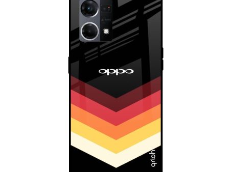 Abstract Arrow Pattern Glass Case For Oppo F21s Pro Sale