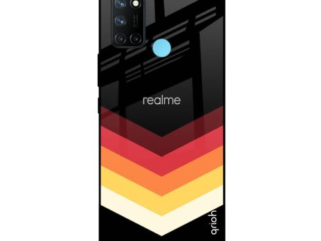 Abstract Arrow Pattern Glass Case For Realme 7i Online now