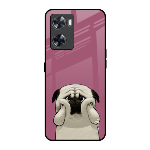 Funny Pug Face Glass Case For OnePlus Nord N20 SE on Sale