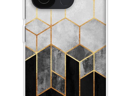 Hexagonal Pattern Soft Cover for Redmi 12C Sale