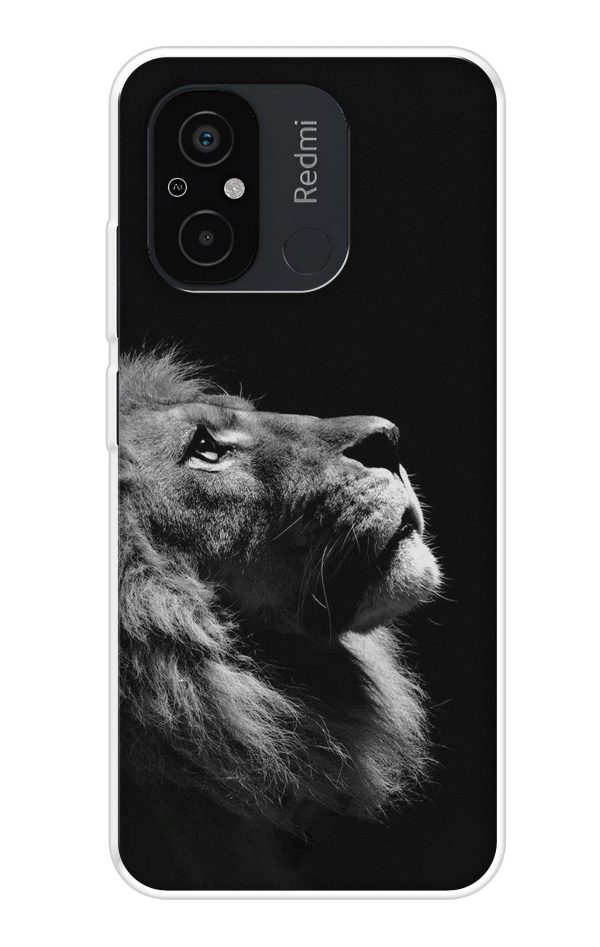 Lion Looking to Sky Soft Cover for Redmi 12C For Sale