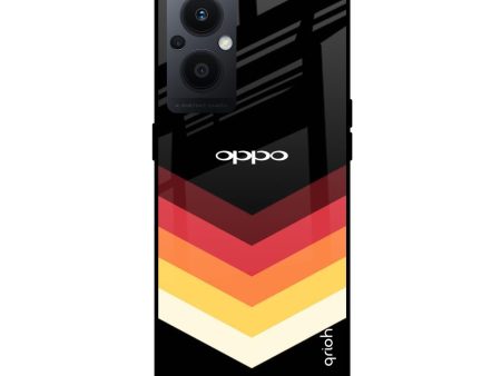 Abstract Arrow Pattern Glass Case For Oppo F21s Pro 5G For Sale