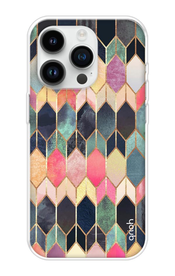 Shimmery Pattern Soft Cover for iPhone 14 Pro Cheap