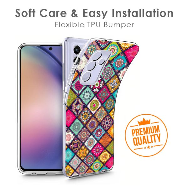 Multicolor Mandala Soft Cover for Redmi 12C Fashion