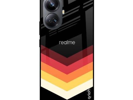 Abstract Arrow Pattern Glass Case For Realme 10 Pro Plus 5G Online now