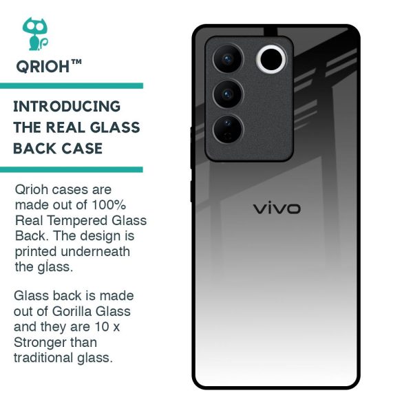 Zebra Gradient Glass Case for Vivo V27 Pro 5G on Sale