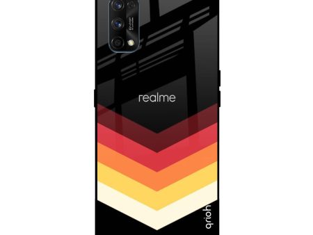 Abstract Arrow Pattern Glass Case For Realme 7 Pro Online Sale