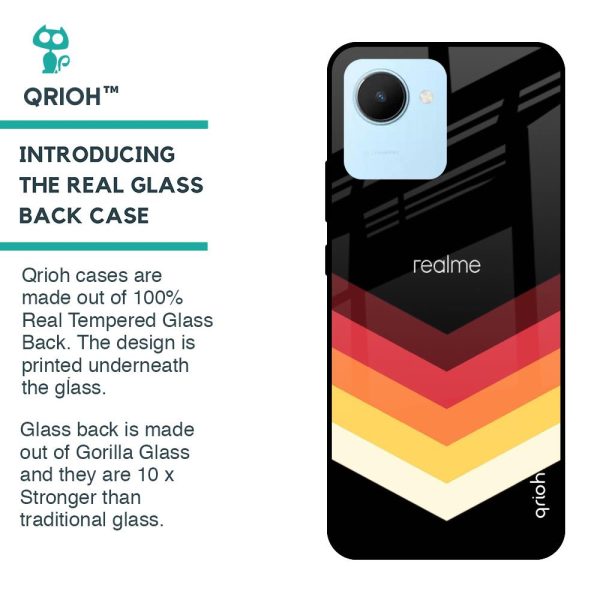 Abstract Arrow Pattern Glass Case For Realme C30 Supply