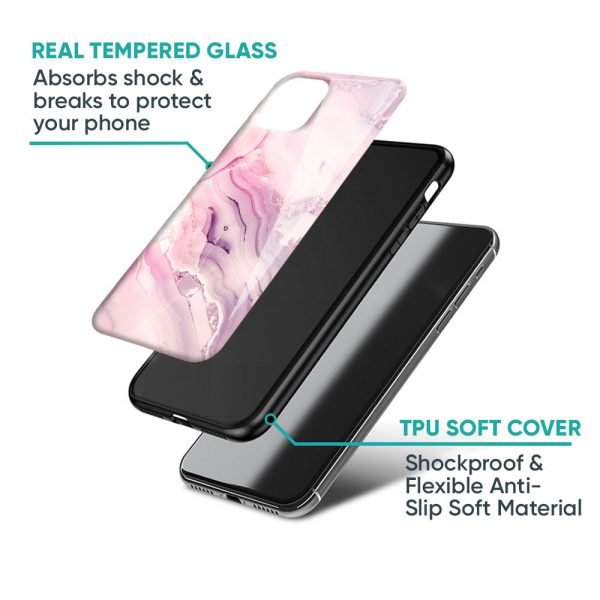 Diamond Pink Gradient Glass Case For Huawei P40 Pro For Sale