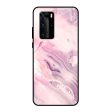 Diamond Pink Gradient Glass Case For Huawei P40 Pro For Sale